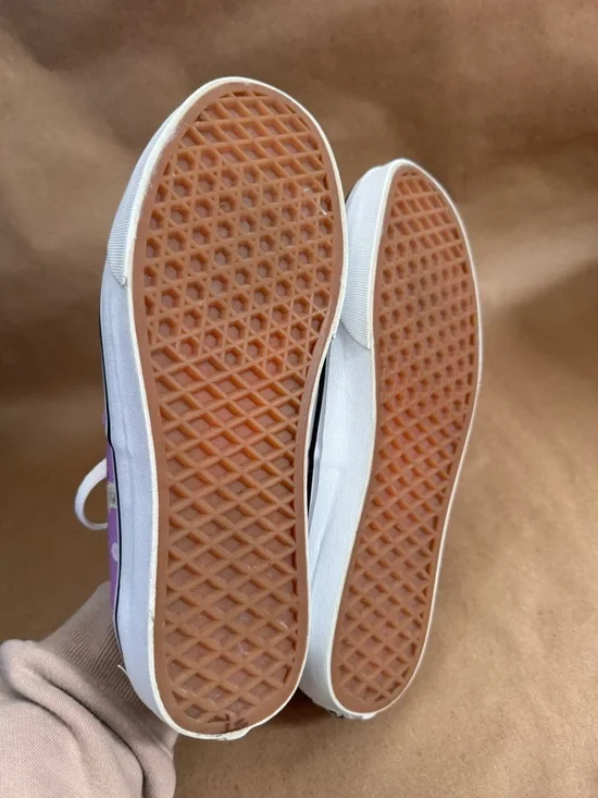 Vans Unisex Purple Pool Vibes Dog on Skateboard Sneakers. US M7/W8.5 - Picture 5 of 8